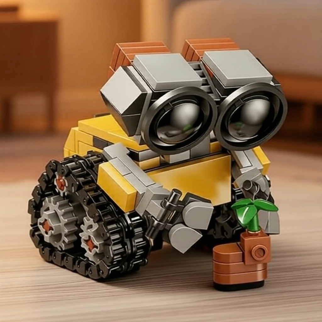 WALL-E de Blocos para Montar